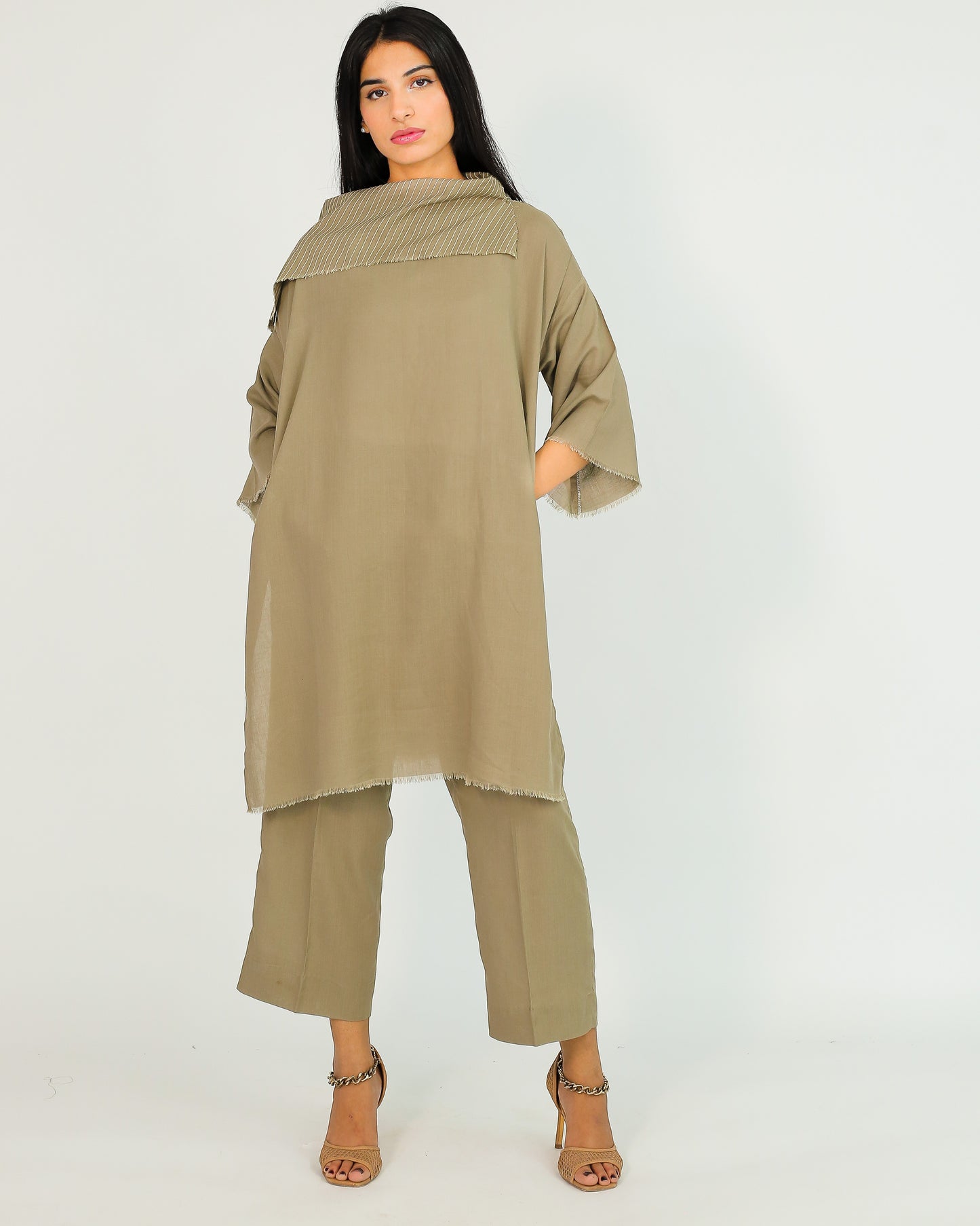 Olive Dune – Viscose 2 Piece Set