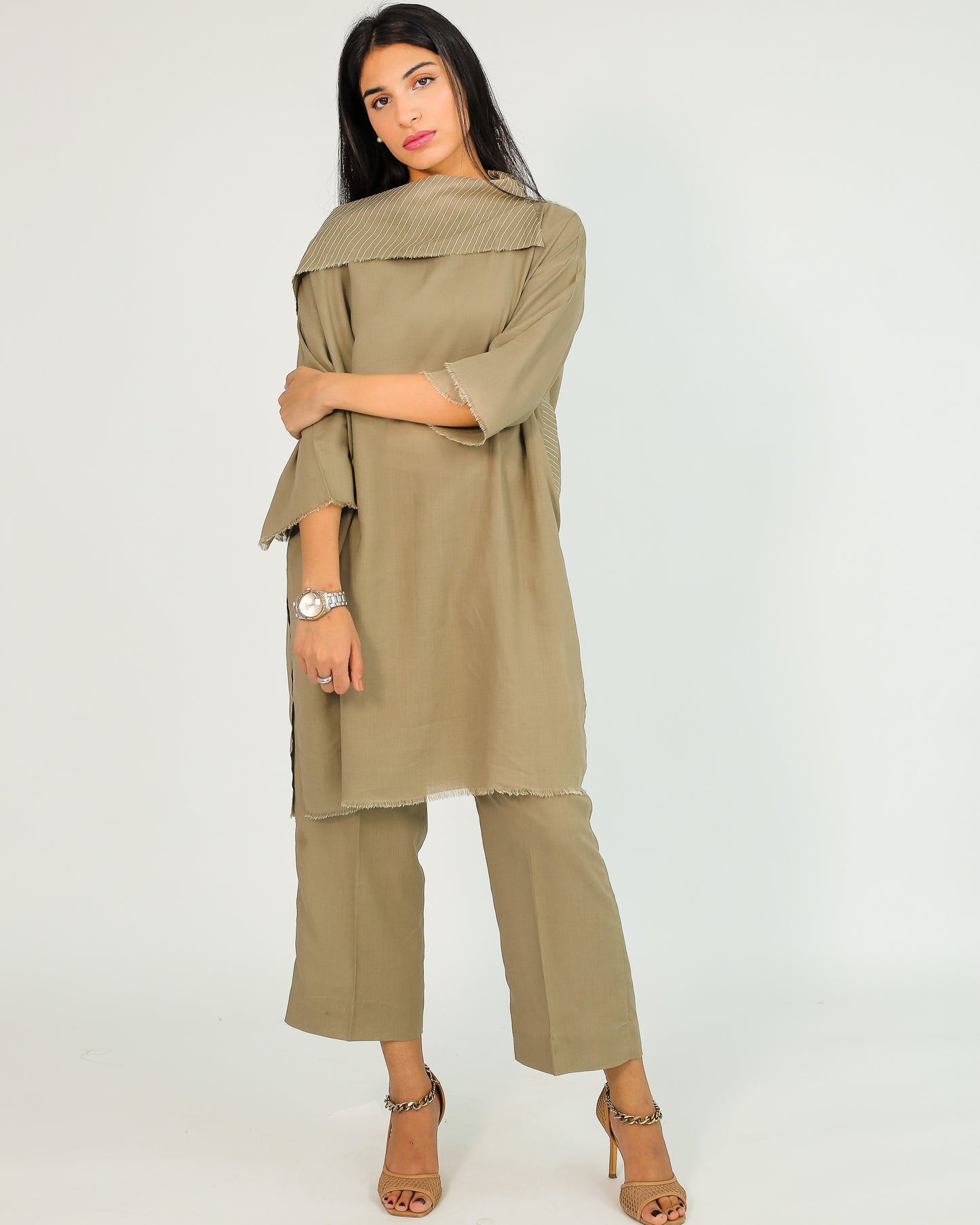 Olive Dune – Viscose 2 Piece Set