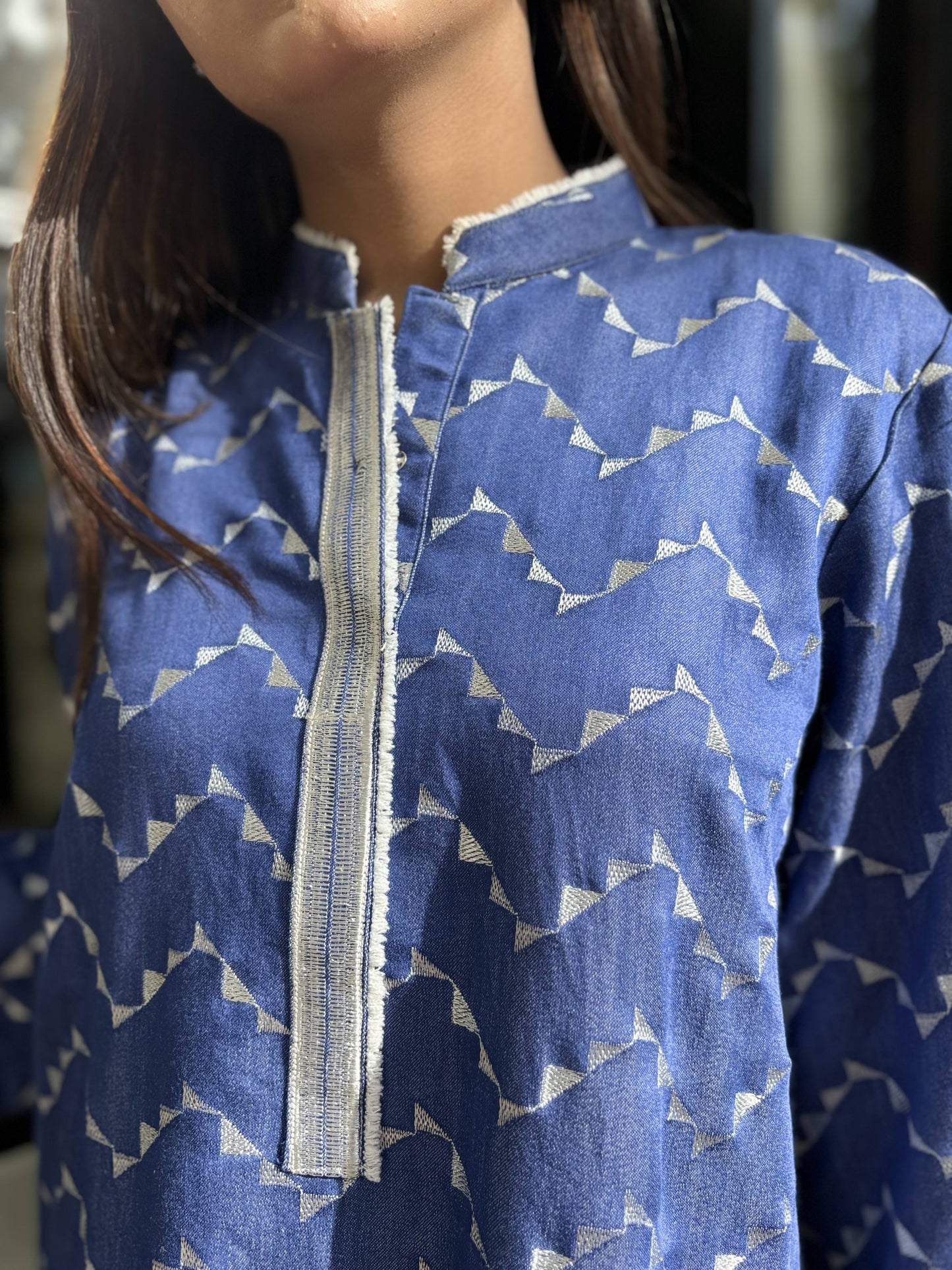 INK BLUE KURTA