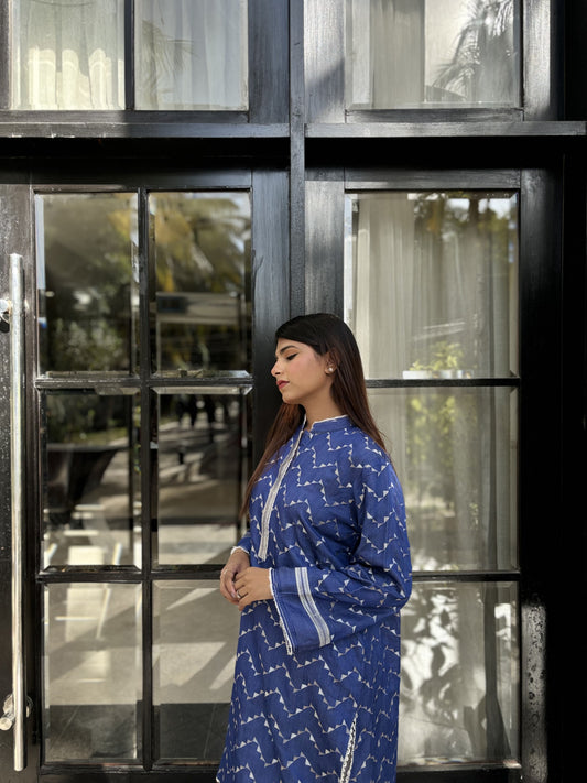 INK BLUE KURTA