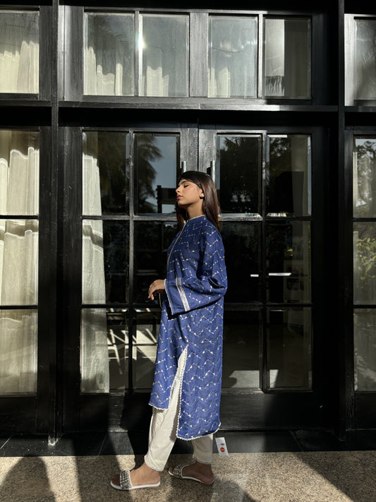 INK BLUE KURTA